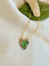 Load image into Gallery viewer, Serpentine Heart Necklace