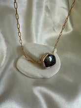 Load image into Gallery viewer, Sapphire (Gold Sheen) Pentagon Shaped Necklace