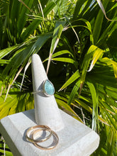 Load image into Gallery viewer, Ocean Kyanite Silver Sparkle Ring