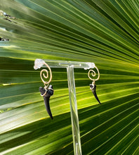 Load image into Gallery viewer, Mini Swirl Charm Earrings