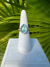 Load image into Gallery viewer, Ocean Kyanite Silver Sparkle Ring