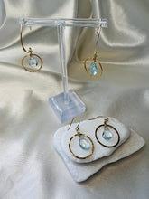 Load image into Gallery viewer, Blue Topaz Earrings