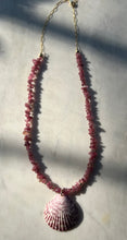 Load image into Gallery viewer, Ruby Shell Necklace