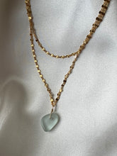 Load image into Gallery viewer, Double Positano Sea Glass Necklace