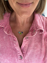 Load image into Gallery viewer, Seaglass Cluster Necklace