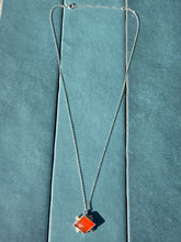 Load image into Gallery viewer, Carnelian Silver and Gold Necklace