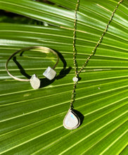 Load image into Gallery viewer, Double Moonstone Cuff Bracelet