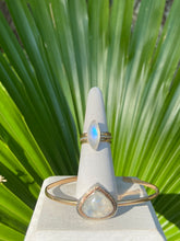 Load image into Gallery viewer, Moonstone Tear Drop Cuff Bracelet