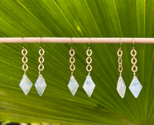 Load image into Gallery viewer, Dancing Moonstone Earrings