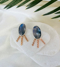 Load image into Gallery viewer, Sunray Labradorite Earrings
