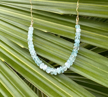 Load image into Gallery viewer, Aquamarine Wave Necklace
