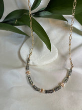 Load image into Gallery viewer, Green Sapphire and Pearl Necklace
