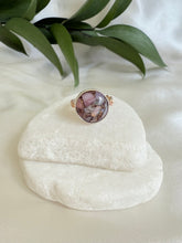 Load image into Gallery viewer, Mosaic Pink Opal Twist Band Ring
