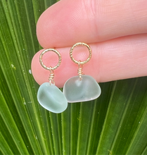 Load image into Gallery viewer, Sparkle Seaglass Earrings
