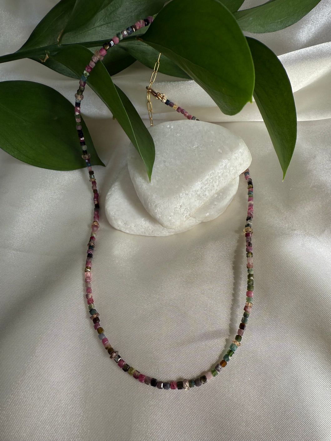 Tourmaline Beaded Necklace
