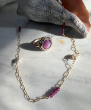 Load image into Gallery viewer, Pearl and Stone Necklace
