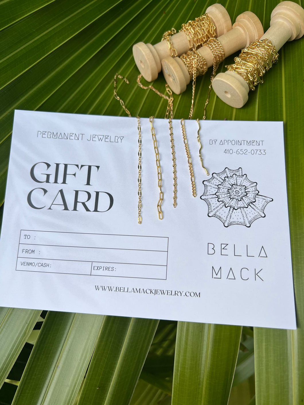 Gift Card (permanent jewelry)