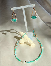 Load image into Gallery viewer, Turquoise Wave Drop Earrings

