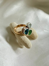 Load image into Gallery viewer, Sea Glass Cluster Ring
