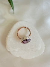 Load image into Gallery viewer, Mosaic Pink Opal Twist Band Ring
