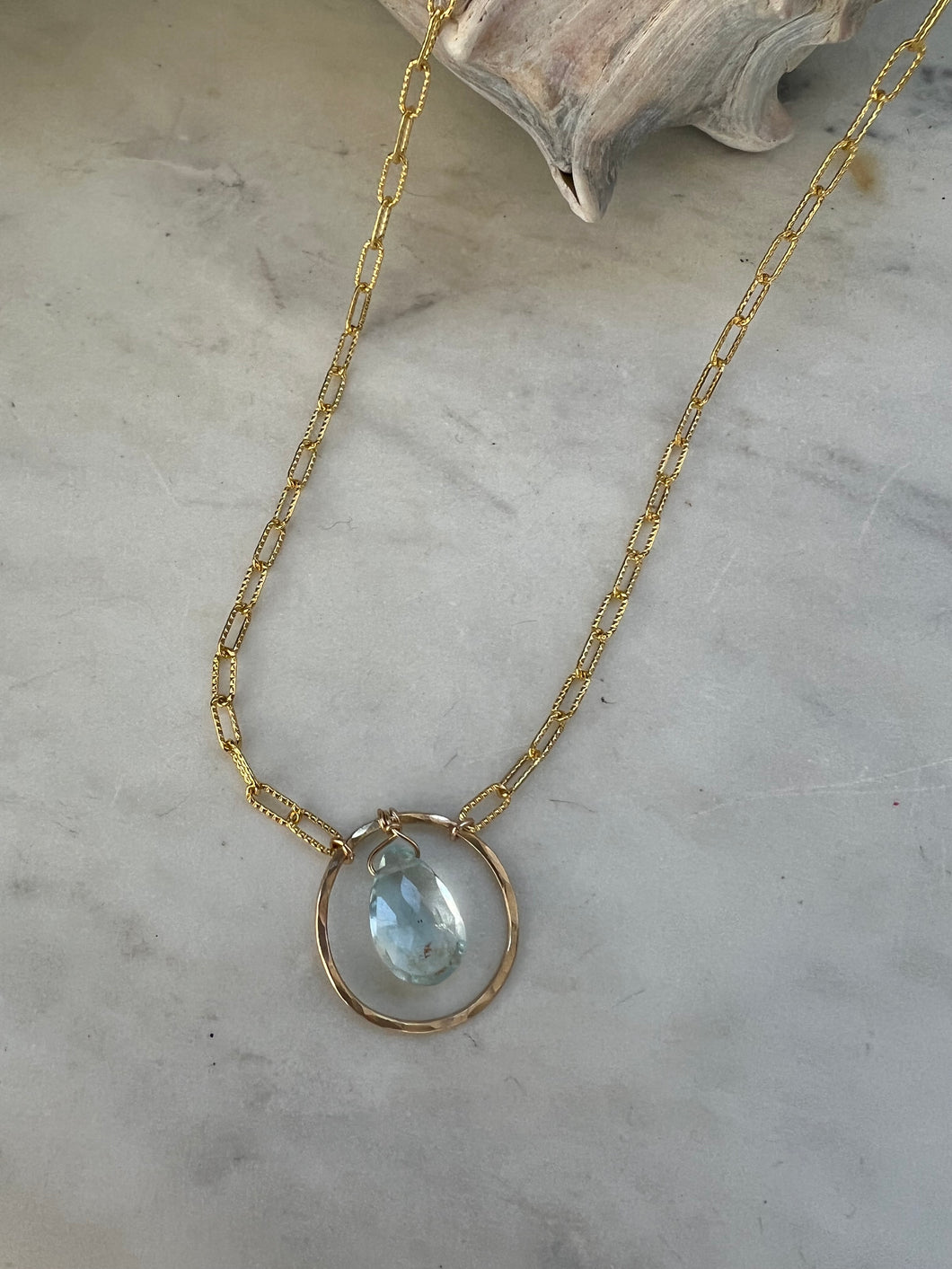 Blue Topaz Necklace