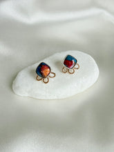 Load image into Gallery viewer, Blooms of Spiny Oyster Turquoise Studs
