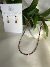 Load image into Gallery viewer, Tourmaline Beaded Necklace
