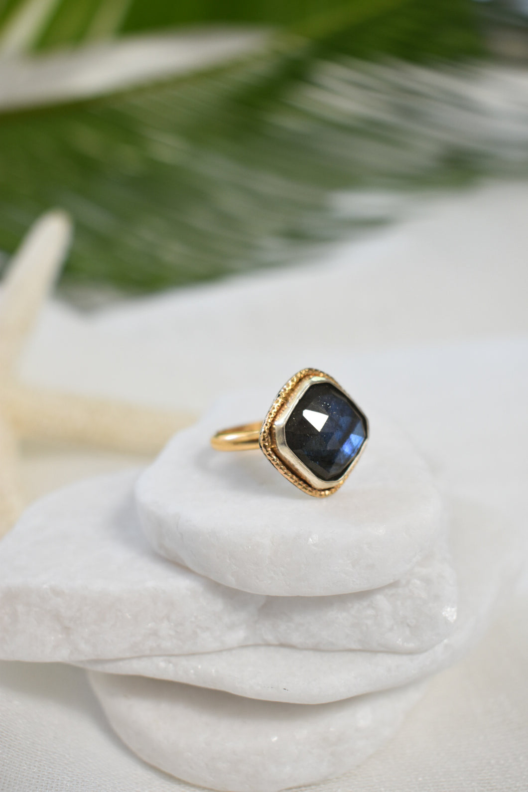 Labradorite Sparkle Ring