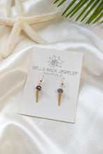 Load image into Gallery viewer, Moonstone Spike Earrings
