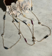 Load image into Gallery viewer, Pearl and Stone Necklace
