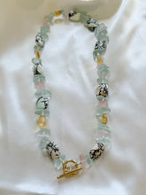 Load image into Gallery viewer, Golden Glow Sea Glass Necklace
