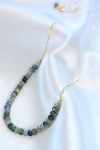 Load image into Gallery viewer, Natural Aquamarine And Gold  Necklace
