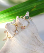 Load image into Gallery viewer, Gold Stoned Stacker Ring
