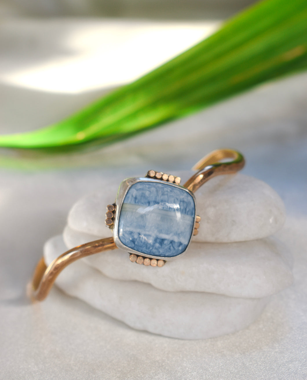 Owyhee Blue Opal Cuff