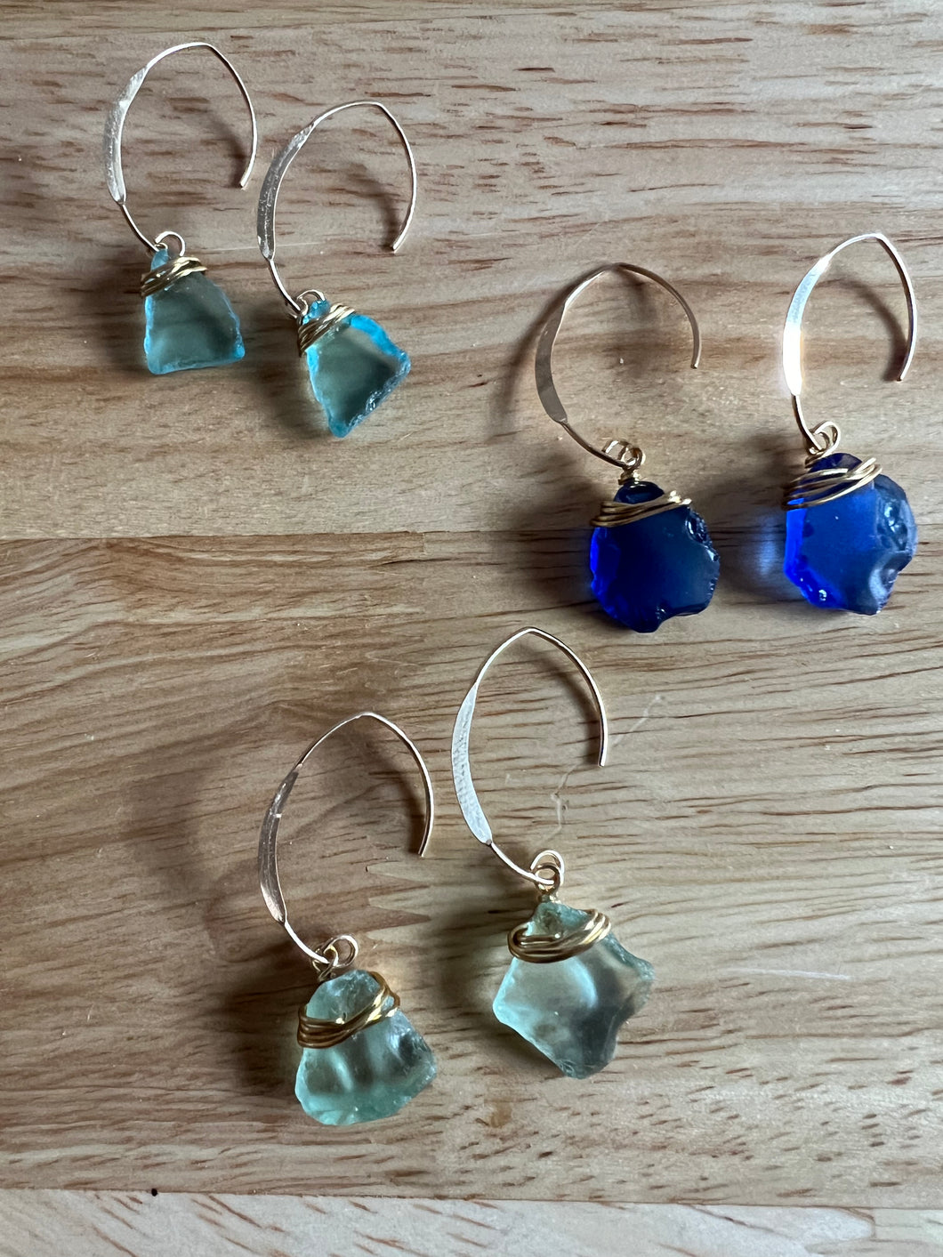 Sea Glass Dangles