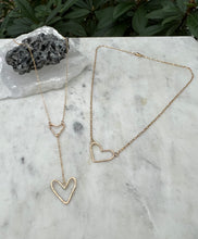 Load image into Gallery viewer, Hammered Heart Necklace
