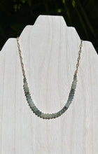 Load image into Gallery viewer, Natural Aquamarine And Gold  Necklace
