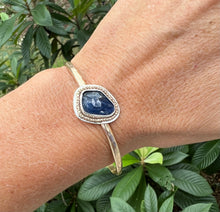 Load image into Gallery viewer, Something Blue Sapphire Cuff Bracelet
