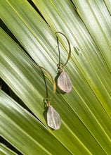 Load image into Gallery viewer, Rose Quartz Drop Earrings
