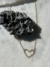 Load image into Gallery viewer, Hammered Heart Necklace
